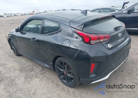 2019 Hyundai Veloster Turbo R-Spec from USA, damaged, VIN KMHTH6AB3KU020159